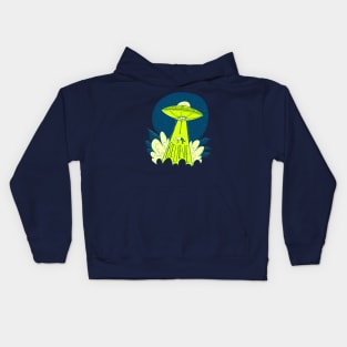 UFO Abduction I Believe Man Sleeping Kids Hoodie